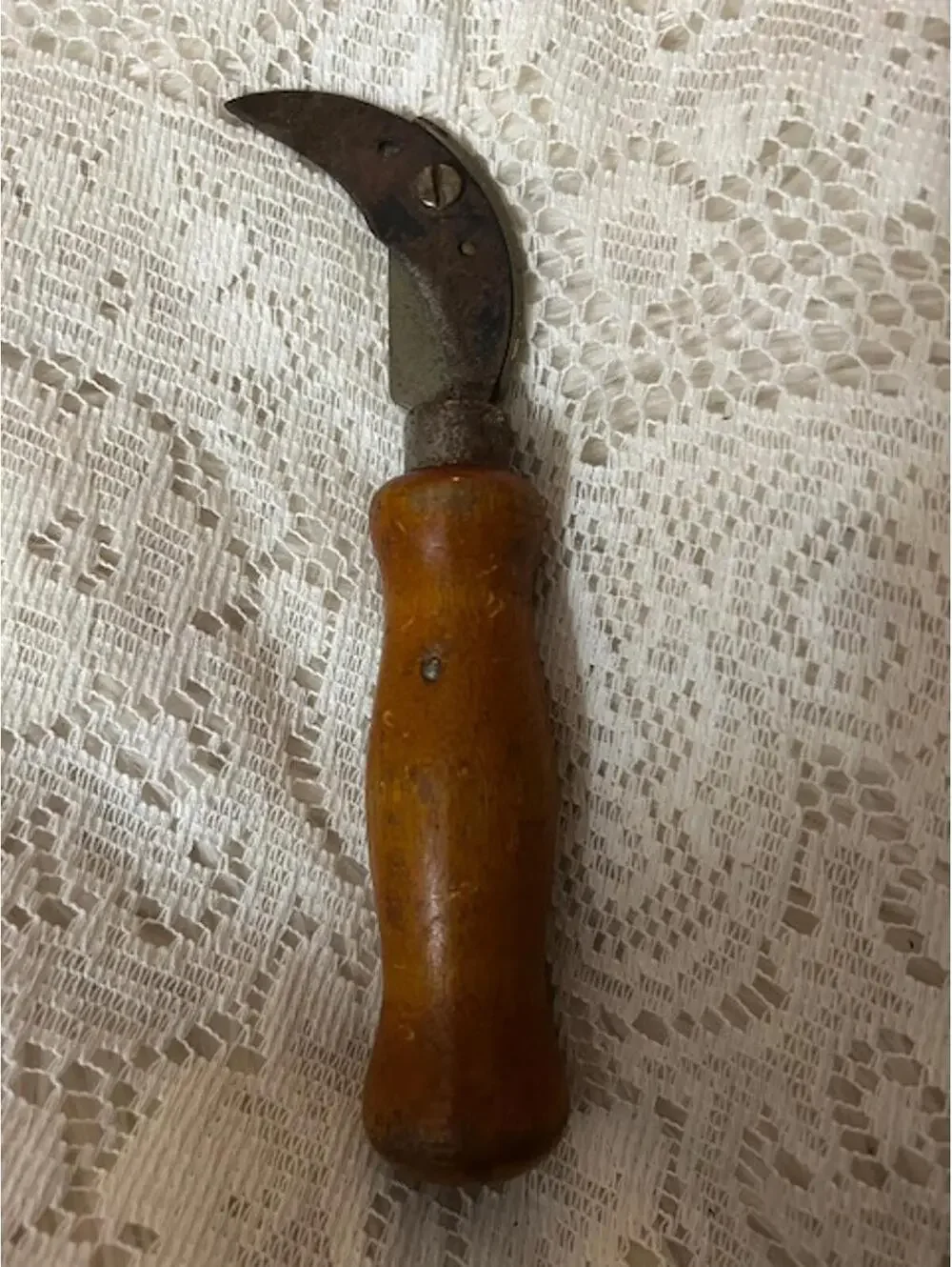 Set of 3 Vintage Wood Handle Hand Tools